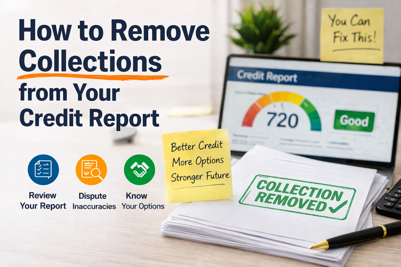 How to remove collections from your credit report